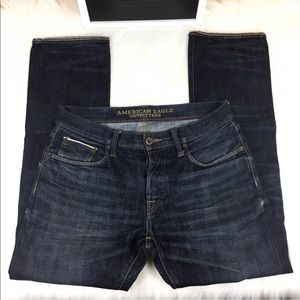 American Eagle Slim Straight Selvedge Jean 32 x 32